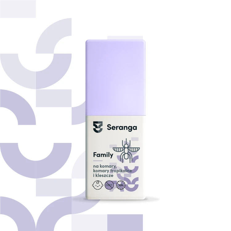 Seranga Family 100ml na komary i kleszcze - Ikarydyna 10%