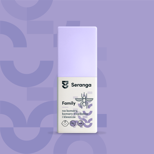 Seranga Family 100ml na komary i kleszcze - Ikarydyna 10%